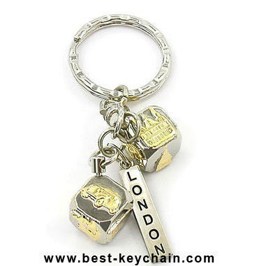 souvenir london gift dice uk metal keykeychain