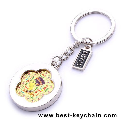 metal egypt queen key ring souvenir factory