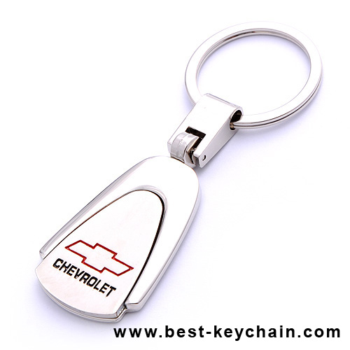 metal usa chevrolet car logo keyring