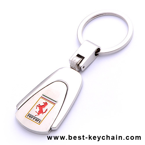 metal italy ferrari car logo key chain