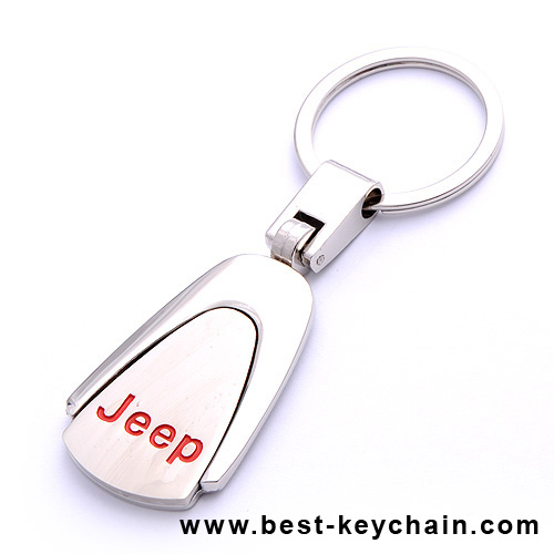 metal jeep car logo keychain