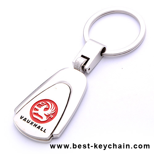 metal vauxhall car logo keychain key ring