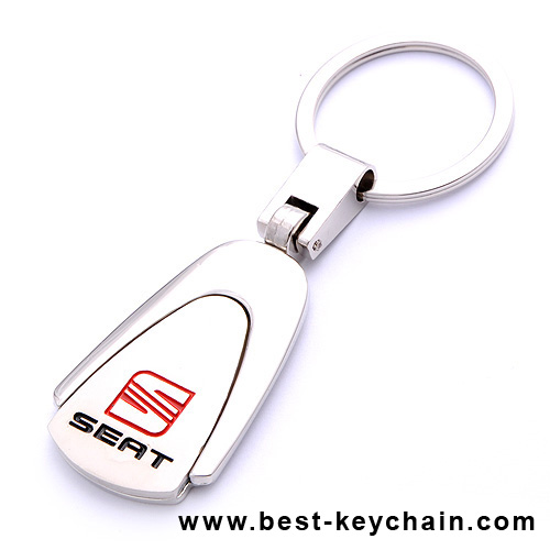 metal seat car logo keychain keyring keyholder