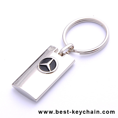 Promotion Metal Germany Mercedes Benz Car Logo Key Chain Manufactory China Supplier
