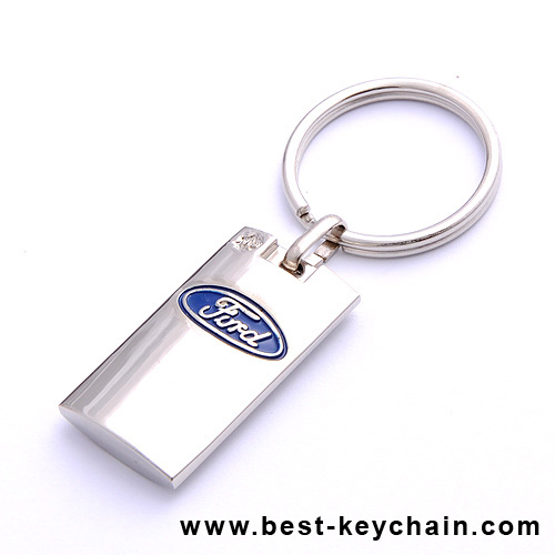 metal ford car logo key chain keyring