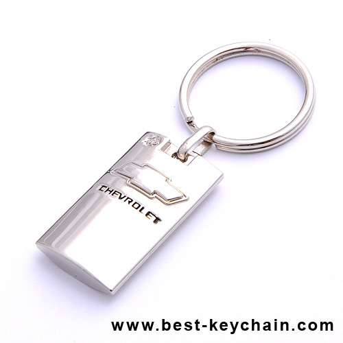 metal chevrolet car logo key chain keyring