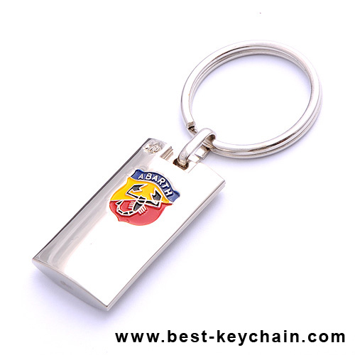 metal abarth car logo key chain keyring