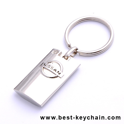 metal japan nissan car logo key chain keyring