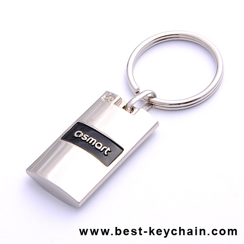 metal smart car logo key chain keyring