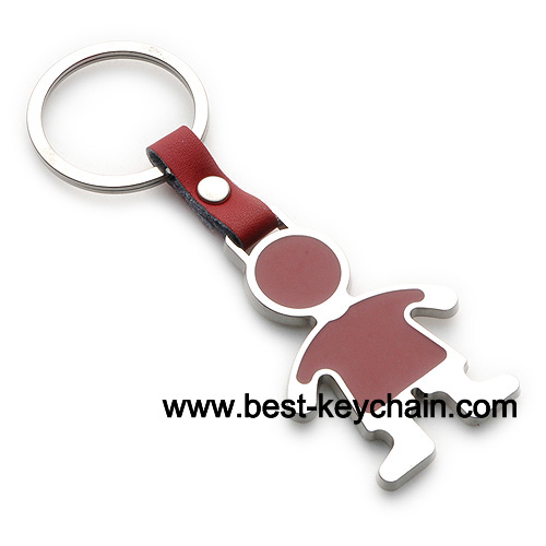 zinc alloy fancy baby boy metal keychain key ring
