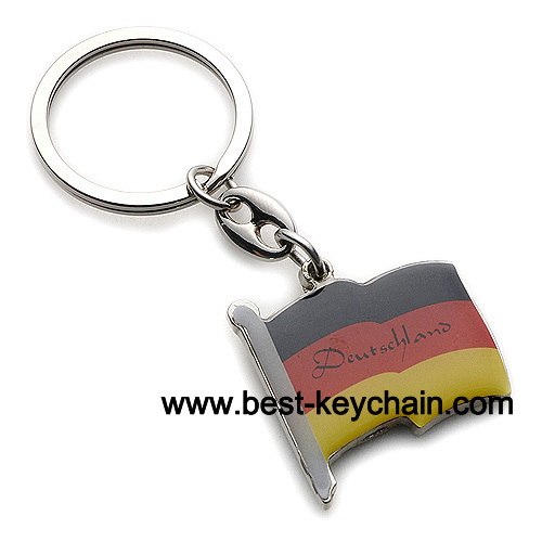 souvenir gift germany flag metal keychain