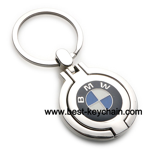 photo frame metal BMW car logo keychain