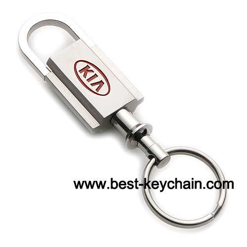 engraving metal kia auto logo key ring keychain