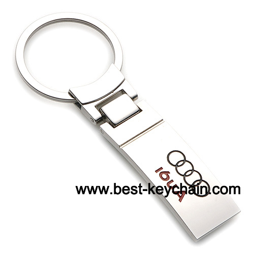 keychain promotion audi auto logo keyring metal