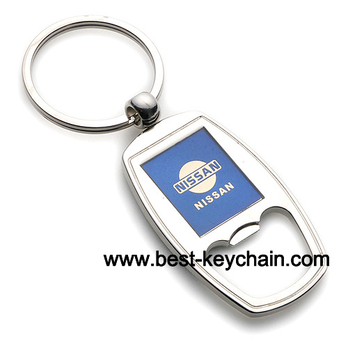 bottle opener nissan metal keyring