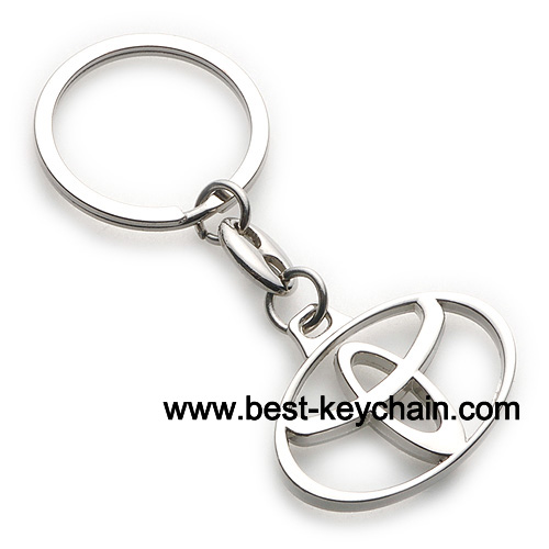 metal toyota auto car keychain