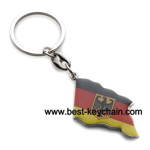 souvenir metal germany flag keychain