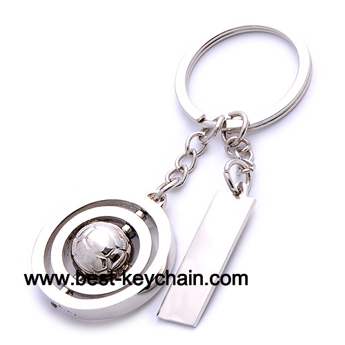 promotion metal football keychain key chain