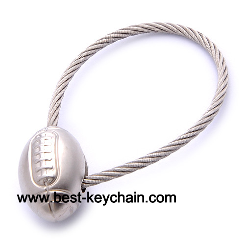 metal american football keychain gift