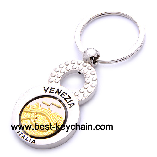 souvenir metal venezia italia key chain key ring
