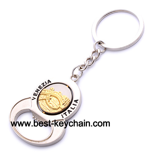 Metal bottle opener italia gift key ring