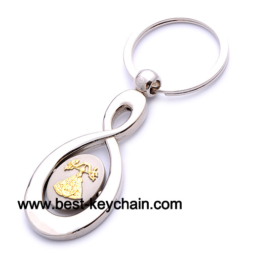 Souvenir emboss metal bulgaria key ring
