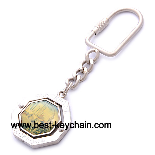 metal souvenir blackpool uk keychain