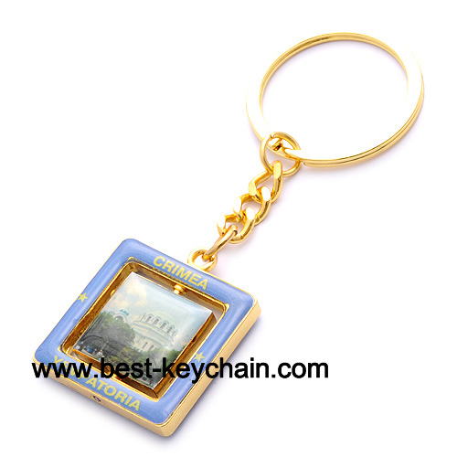 Custom metal amsterdam key chain