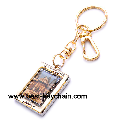 zinc alloy metal granada key ring