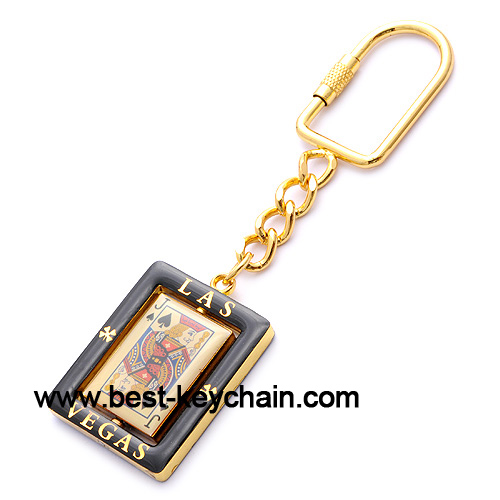 souvneir metal las vegas key ring