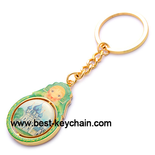 epoxy custom shaped key ring