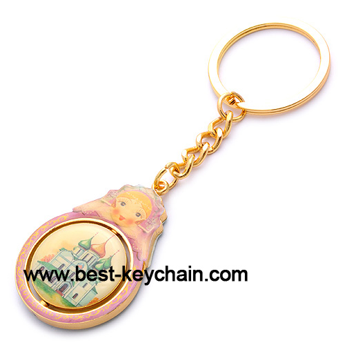 epoxy custom shaped keyring