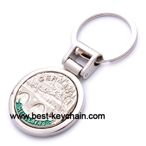 3d embossed germany metal key ring