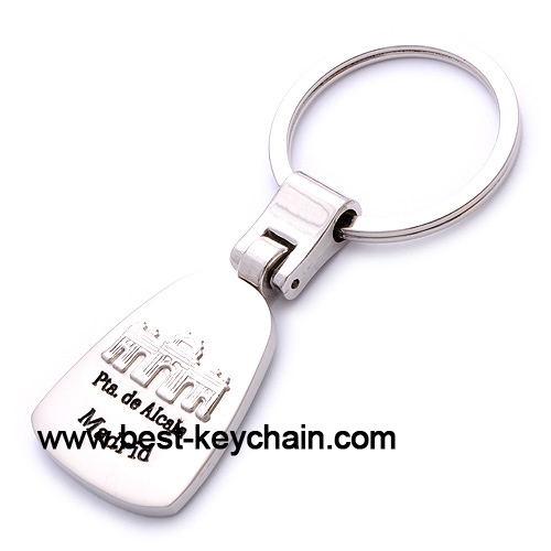 souvenir madrid metal key chain