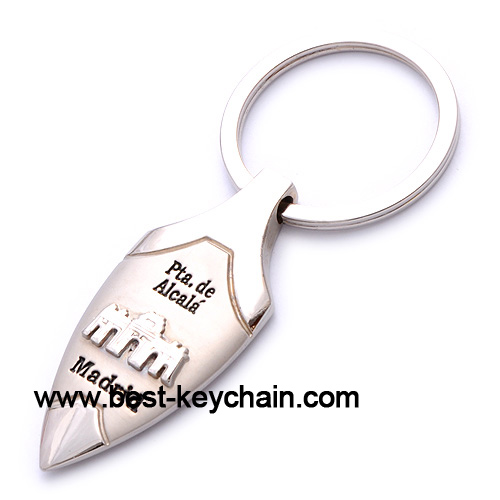souvenir metal madrid key ring