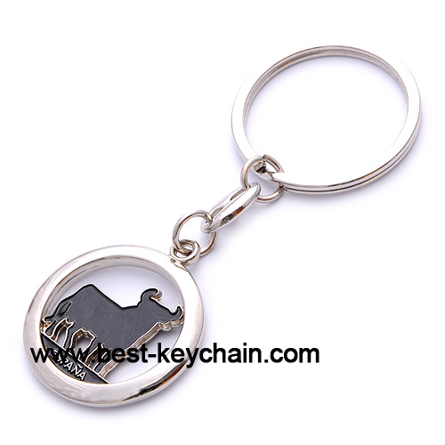 metal souvenir espana keyring