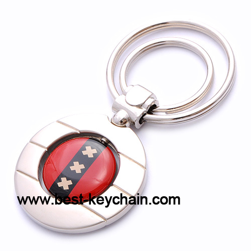 Souvenir metal amsterdam key chain