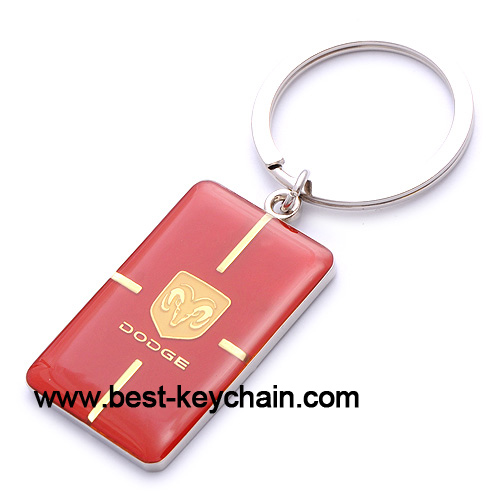 promotion metal dodge keychain