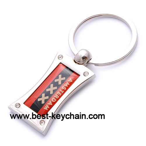 Souvenir metal custom amsterdam key chain
