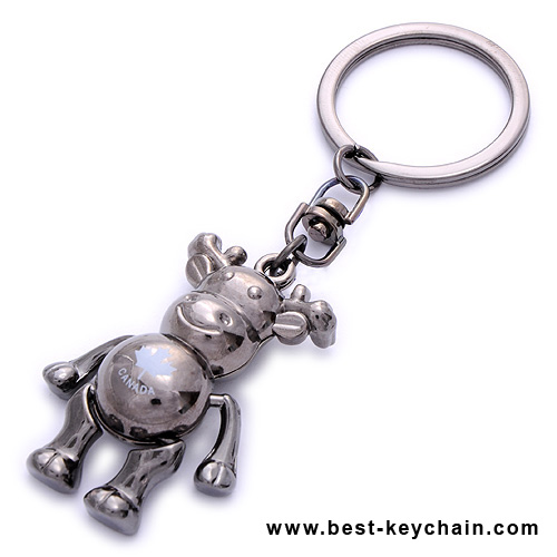 3d cow keychain souvenir canada