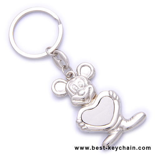 3d mickey mouse metal keyrings china