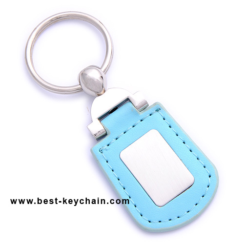 PU LEATHER KEYRING LASER ENGRAVING LOGO USE