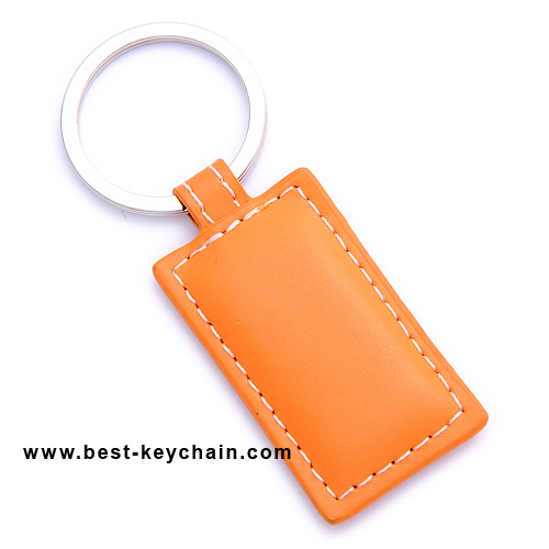 LEATHER KEYRING SQUARE SHAPE