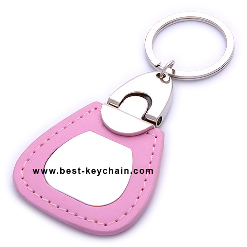 METAL AND LEATHER KEYCHAINS