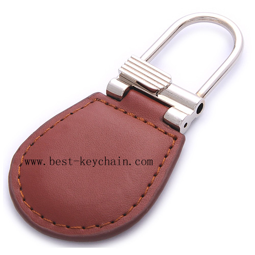 METAL & PU LEATHER KEY HOLDER