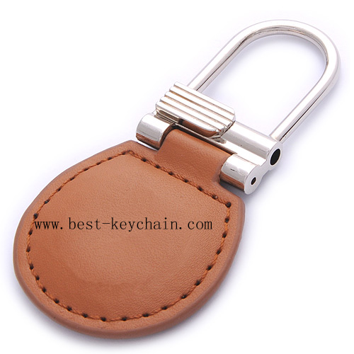 LOGO LEATHER KEYCHAINS