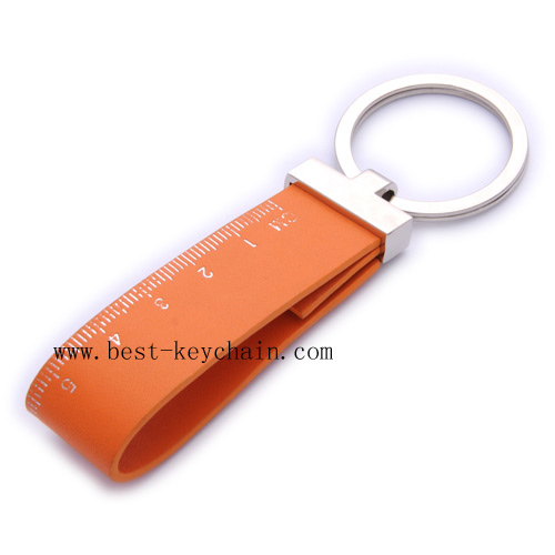 RULER LEATHER KEYCHAINS