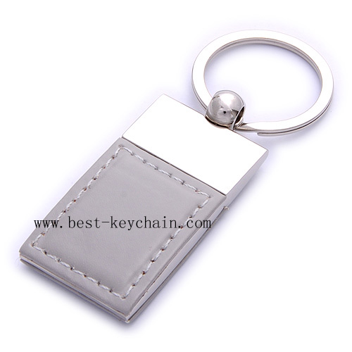 PROMOTION LEATHER KEYCHAIN GREE COLOR