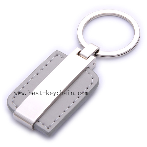 LASER ENGRAVING LOGO LEATHER KEYCHAINS