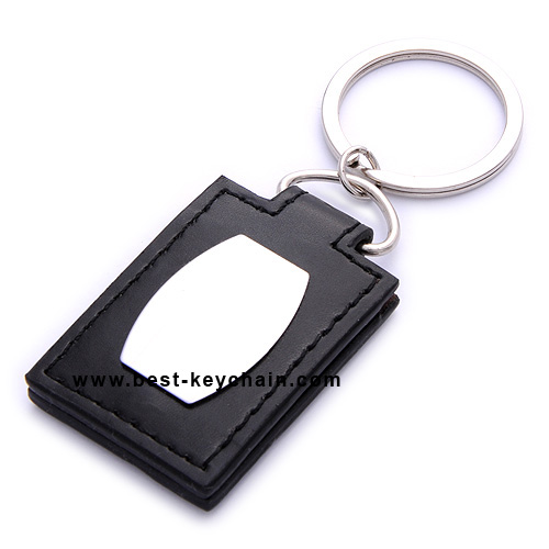 PU LEATHER PHOTO KEYCHAINS